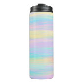 Streaky Paint Stripes Multicolor Thermosbeker (Voorkant)