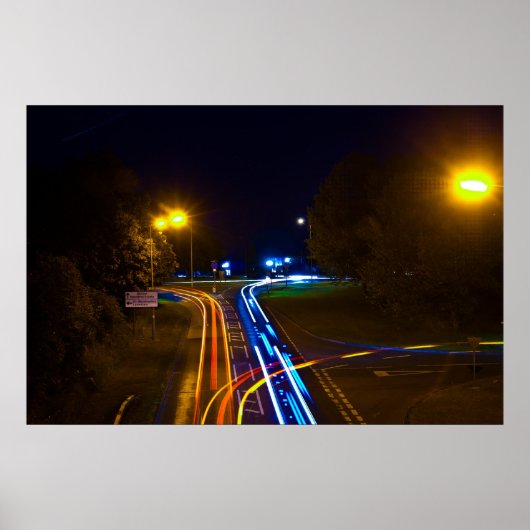 Streaky Traffic Poster (Voorkant)