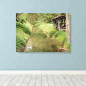 Stream of Tranquility Country Photography Canvas Afdruk (Insitu (Houten vloer))