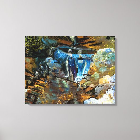 STREAM WATERFALL CANVAS AFDRUK (Voorkant)