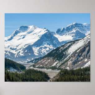 Streamen langs Icefields Parkway Highway 93 - Cana Poster