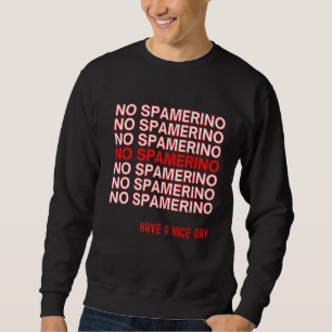 Streamer Alisha Meme No Spamerino in het Chaterino Trui