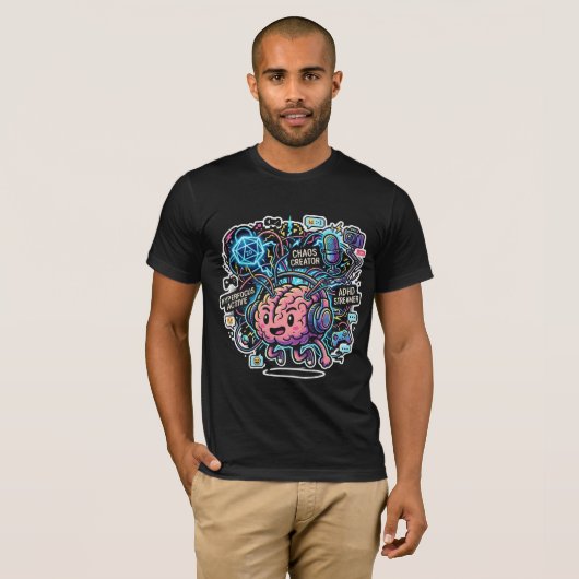 Streamer Brainwaves Sweat à capuche (Devant entier)