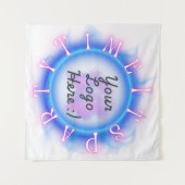 Streamer Feest Tijd Achtergrond Wandkleed (Voorkant (horizontaal))