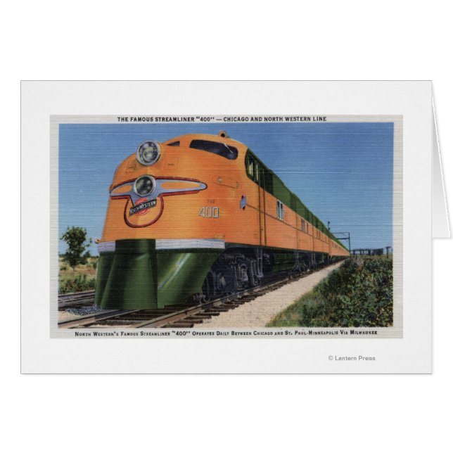 Streamliner "400" naar Milwaukee (Voorkant Horizontaal)
