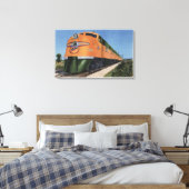 Streamliner "400" naar Milwaukee Canvas Afdruk (Insitu (Slaapkamer))