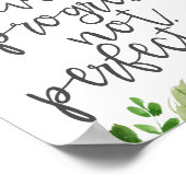 Streef naar de perfecte oplossing voor vooruitgang poster (Hoek)