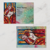 STREEFCIJFERS VAN DE VERLORENDE SCHADEN / DE POPEN VISITEKAARTJE (Voorkant / Achterkant)