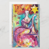 STREEFCIJFERS VAN DE VERLORENDE SCHADEN / STAR BRIEFPAPIER (Voorkant / Achterkant)