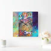 STREEFCIJFERS VAN DE VERLORENDE SCHADOWS /DE MOON  VIERKANTE KLOK (Huis)