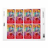 STREEFCIJFERS VAN DE VERLORENDE SCHADOWS/DE STAR W ETIKET (Full Sheet)