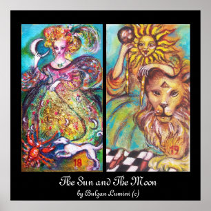 STREEFCIJFERS VAN DE VERLORENDE SCHADOWS / DE ZON  POSTER