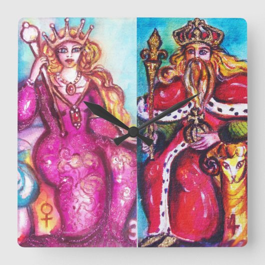 STREEFCIJFERS VAN DE VERLORENDE SCHADOWS /EMPRESS VIERKANTE KLOK (Voorkant)