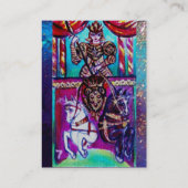 STREEFCIJFERS VAN DE VERLORENDE SCHADOWS / KARAKTE VISITEKAARTJE (Achterkant)