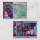 STREEFCIJFERS VAN DE VERLORENDE SCHADOWS / KARAKTE VISITEKAARTJE (Voorkant / Achterkant)