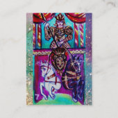 STREEFCIJFERS VAN DE VERLORENDE SCHADOWS / KARAKTE VISITEKAARTJE (Achterkant)