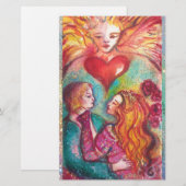 STREEFCIJFERS VAN DE VERLORENDE SCHADOWS /LOVERS V BRIEFPAPIER (Voorkant / Achterkant)