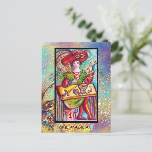 STREEFCIJFERS VAN DE VERLORENDE SCHADUWEN /DE MAGI BRIEFKAART (Staand voorkant)