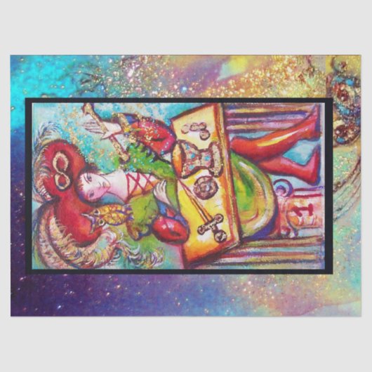 STREEFCIJFERS VAN DE VERLORENDE SCHADUWEN /DE MAGI TISSUEPAPIER (Voorkant)