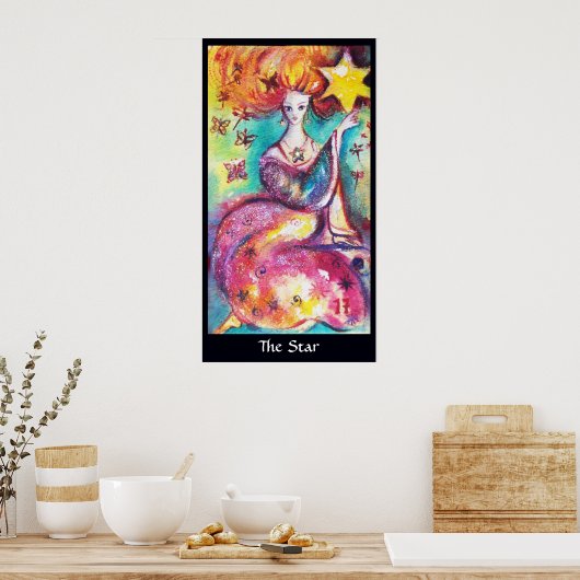 STREEFCIJFERS VAN DE VERLORENDE SCHADUWEN /DE STAR POSTER (Keuken)