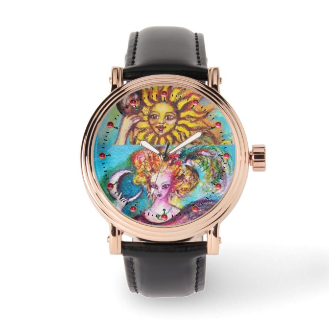 STREEFCIJFERS VAN DE VERLORENDE SCHADUWEN /DE ZON  HORLOGE (Voorkant)