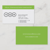 Streep en cirkels Visitekaartje (Voorkant / Achterkant)