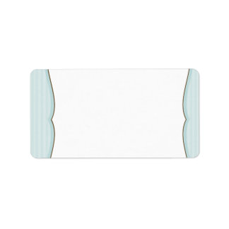 Streepadreslabel Etiket