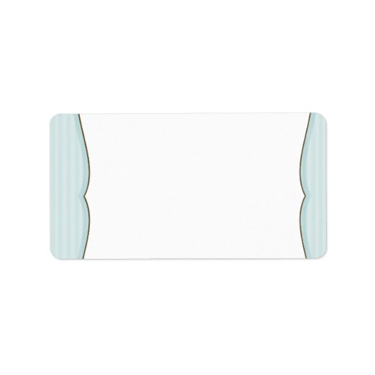 Streepadreslabel Etiket (Voorkant)