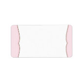 Streepadreslabel Etiket (Voorkant)