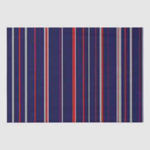 Streepjes, kleuren rood, marine, grijs tissuepapier