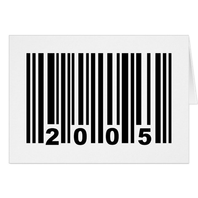 streepjescode 2005 (Voorkant Horizontaal)