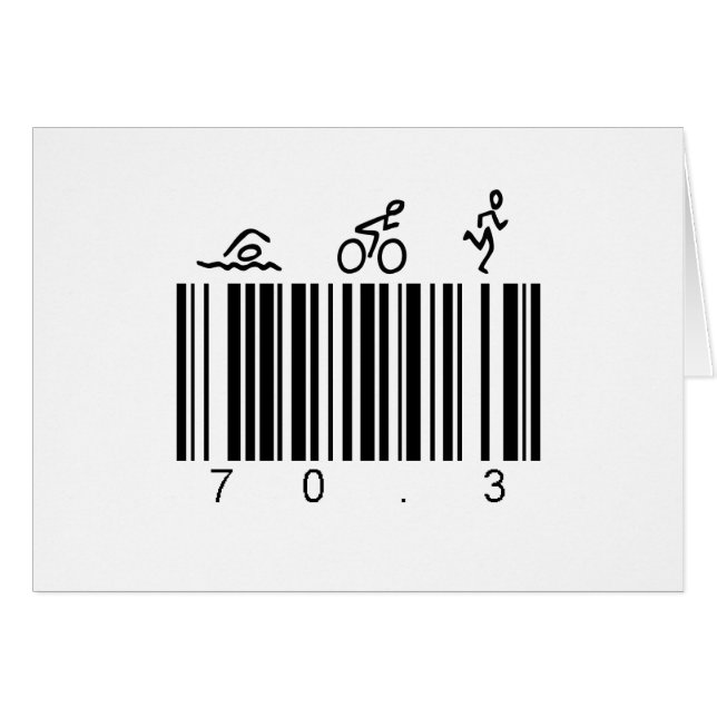 Streepjescode 70.3 (Voorkant Horizontaal)