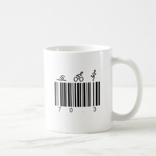 Streepjescode 70.3 koffiemok