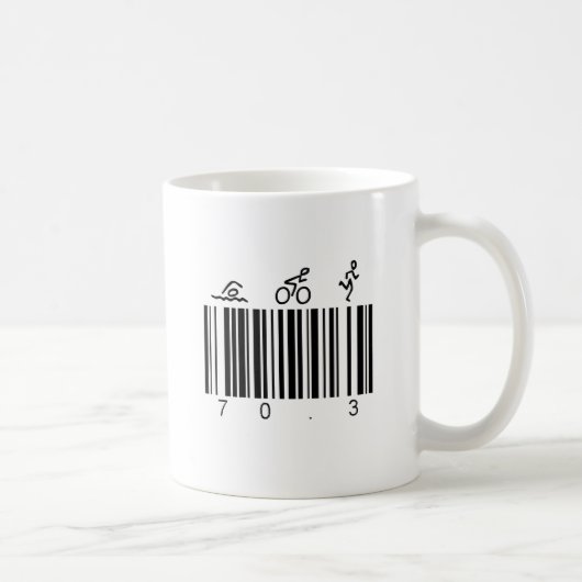 Streepjescode 70.3 koffiemok (Rechts)