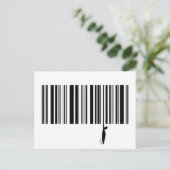 streepjescode briefkaart (Staand voorkant)