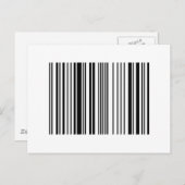 streepjescode briefkaart (Voorkant / Achterkant)