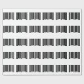 streepjescode cadeaupapier (Vlak)