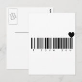 Streepjescode I hou van je Briefkaart (Voorkant / Achterkant)