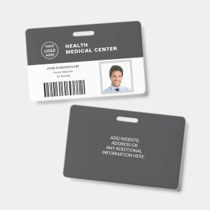 Streepjescode ID Medische Gezondheidszorg Kliniek Badge