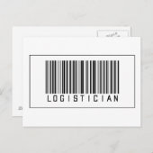 Streepjescode Logisticiste Briefkaart (Voorkant / Achterkant)