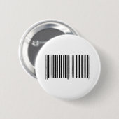 streepjescode ronde button 5,7 cm (Voorkant /achterkant)