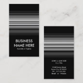 streepjescode vervagen visitekaartje (Voorkant / Achterkant)