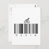Streepjescodecyclus Briefkaart (Voorkant / Achterkant)