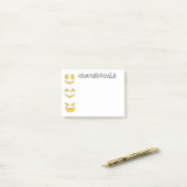 Streepjesdoelstellingen Post-it® Notes (Op bureau)