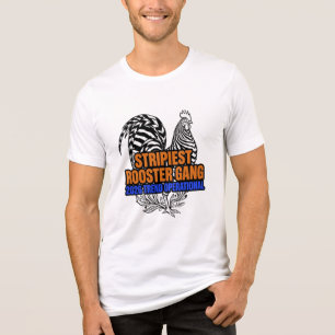 Streepjestruikende Haan Bende 2026 Trend Tri-Blend Shirt