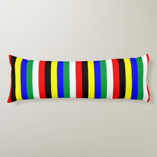 Streepstreeksymbool Zuid-Afrika Lichaamskussen (Voorkant)