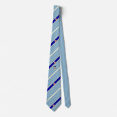 Streepvlag Belgrado Stropdas (Voorkant)