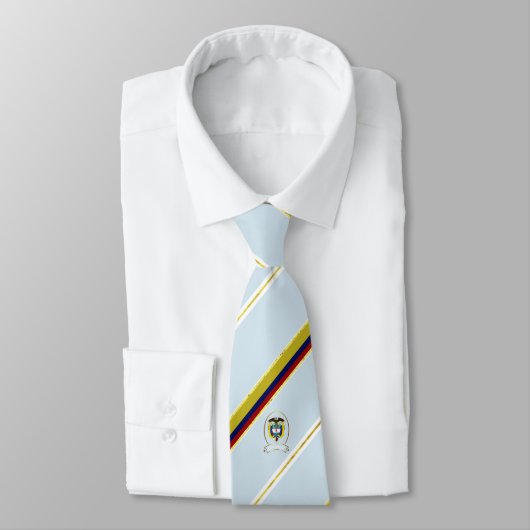 Streepvlag van Colombia Stropdas (Gebonden)