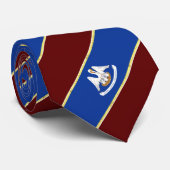 Streepvlag van Louisiana Stropdas (Opgerold)