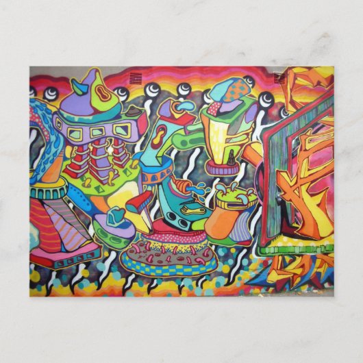 street art briefkaart (Voorkant)